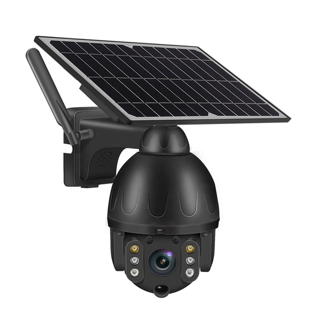 Project-Ready HD 1080P Wireless 4G PTZ Camera Outdoor Solar Security Camera