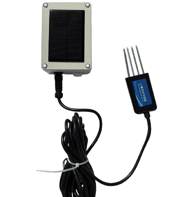 Solar Powered Smart Agriculture Soil Sensor Integrated 8-in- (8-in-1 LoRa Soil Sensor Solar)